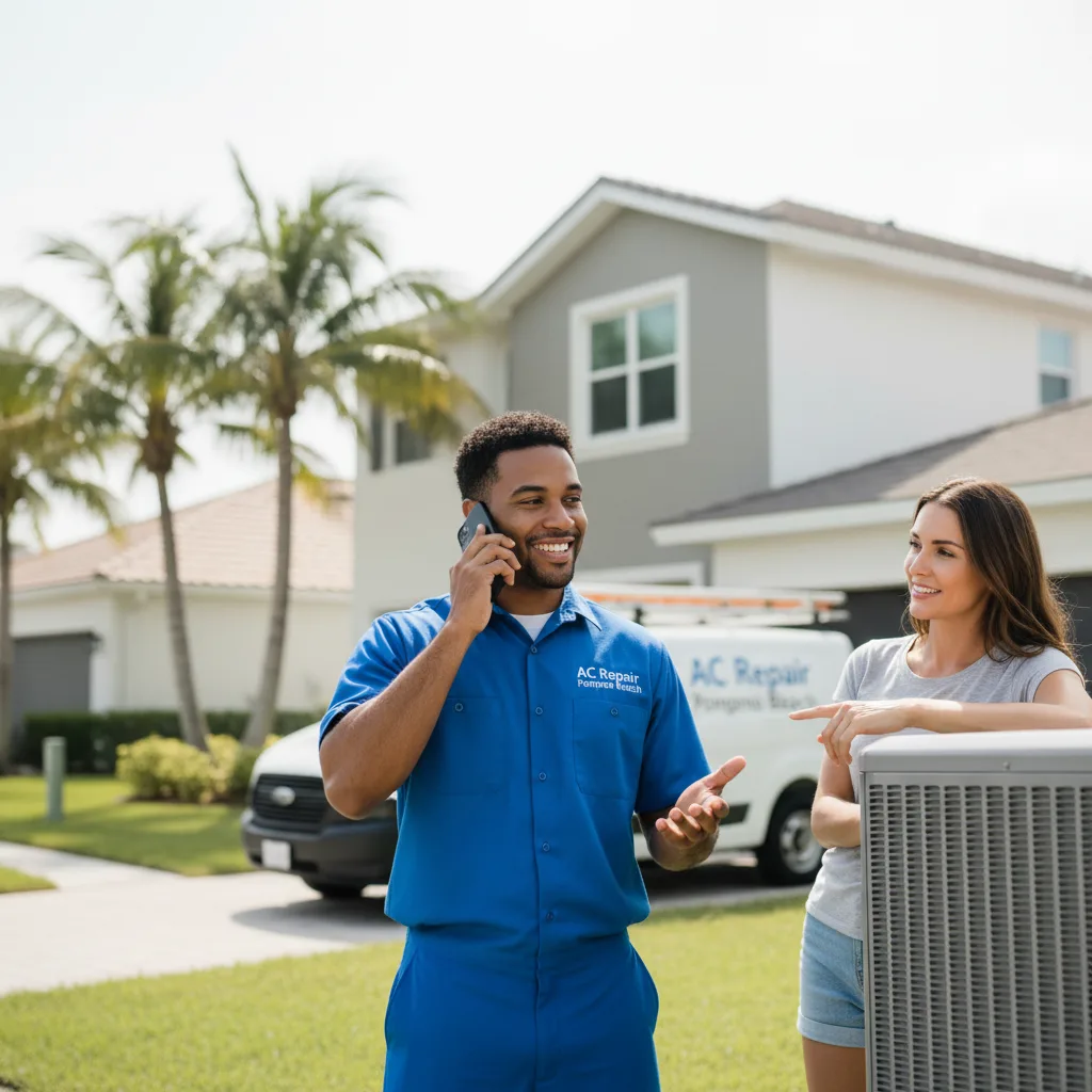 AC Repair Pompano Beach customer support in Miami Beach
